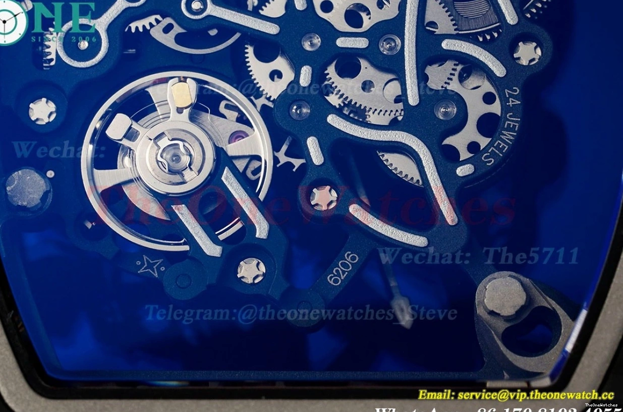 RM055 RU on NTPT Crown Red RMUL2 Clone Super ZF Red Strap Rubber 0406